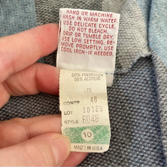 Vintage Graff Light Blue & Gray Skirt & Jacket Suit Set 10 - Picture 3 of 14